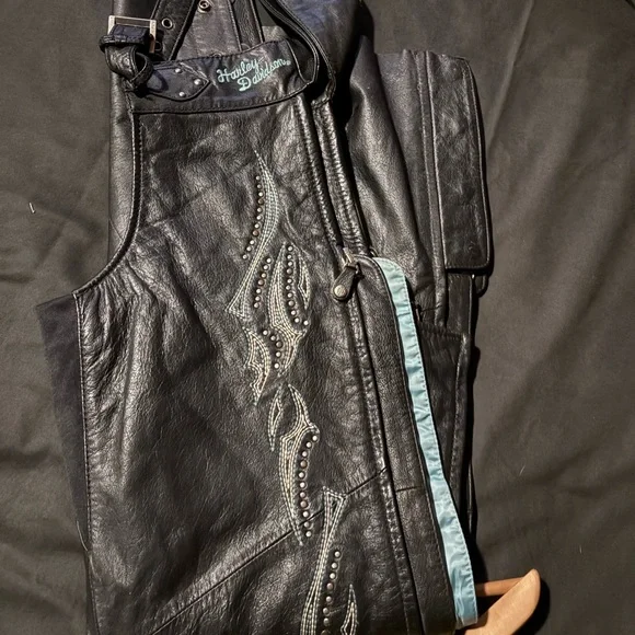 Vintage Harley-Davidson Black Leather Women Chaos Small - Picture 4 of 12